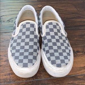 Platform Checkered Vans